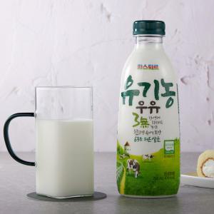 파스퇴르 유기농우유 750ml 3개