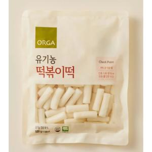 소문난 유기농 떡볶이떡 풀무원 500g 1개 캠핑요리 야식 어린이간식 말랑말랑 쏘울푸드 아침식사대용