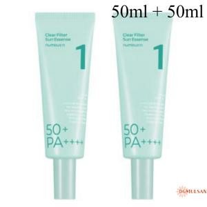 넘버즈인 1번청초썬크림 진정맑은 물막선크림 SPF50+ PA++++ 50ml+50ml 2개