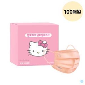 프로월드컵 헬로키티 일회용 핑크 중형 마스크 100p