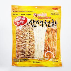 서울지앤비 삼색천하 오징어 80g 불갈비맛 버터구이 맥반석 오징어포 마른안주