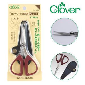 Clover 크로바 컷워크 아플리케 커브형 자수 가위 11.5cm(36-668)