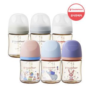 더블하트 모유실감 3세대 PPSU 160ml (S 젖꼭지 포함) 모음전