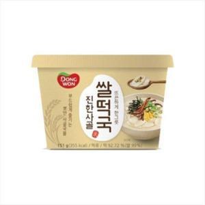 동원 진한사골 쌀떡국(컵)151g x16개(1Box) 떡국