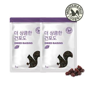 [산과들에] 쫀득말랑 건포도 1kg x 2봉