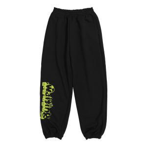 WAITING POT GRAPHIC TRAINING PANTS (BLACK)