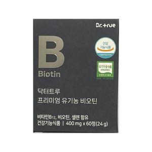 닥터트루 프리미엄 유기농 비오틴 400mg x 60정