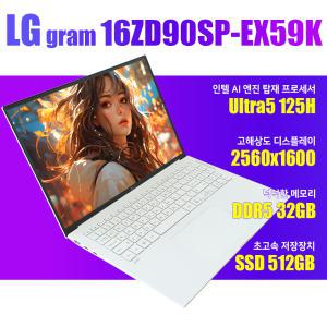 LG그램/16ZD90SP-EX59K/코어울트라5/램32G/WIN11설치