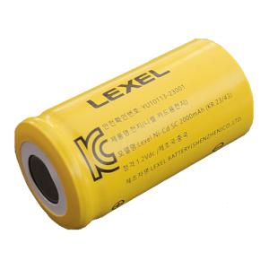 렉셀 e-Keep 니카드 C사이즈 2000mAh 드릴 청소기 충전배터리 Ni-Cd 충전지 벌크