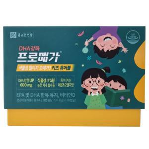 종근당건강 프로메가 식물성 알티지 오메가3 키즈 츄어블 700mg x 120캡슐