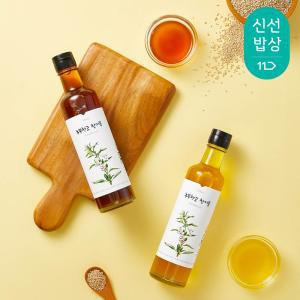 [품질보장] 농부창고 국내산 저온 압착 참기름/들기름 180ml