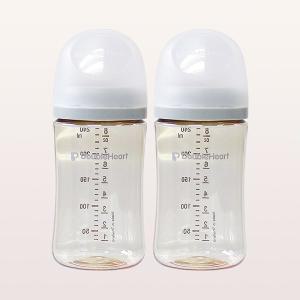 [더블하트] 모유실감 3세대 PPSU 새벽그레이 240ml 트윈팩