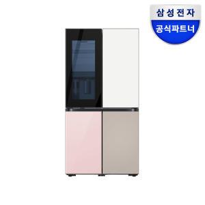 삼성전자 비스포크 4도어 RF85DB9792AP 정수기 냉장고 830L 오토오픈도어 위스키볼