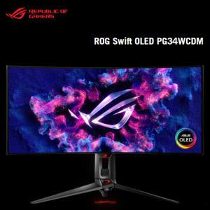 에이수스 ASUS ROG SWIFT PG34WCDM 86cm 울트라와이드 OLED 240Hz 0.03ms 컴퓨터 게이밍 모니터