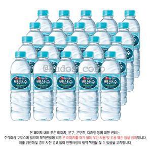 농심 백산수 500ml x 20개 (한박스)