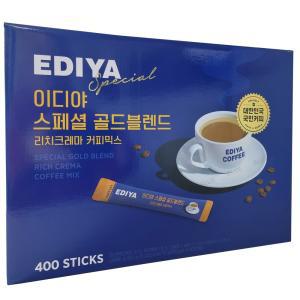 EDIYA 이디야 스페셜 골드 블렌드 리치크레마 커피 믹스 11g x 400스틱