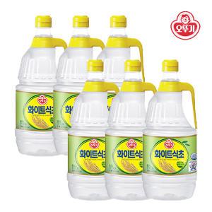 오뚜기 화이트식초 1.8L x6개 / 양조식초 1.8L x6개 2배사과 마시는 발효초