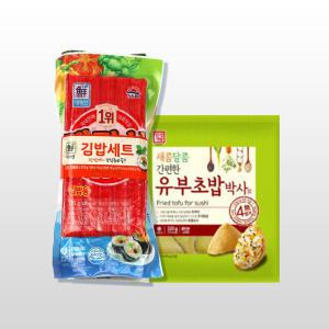 대림 김밥세트 510g x 3개 + 유부 초밥박사 320g x 3개