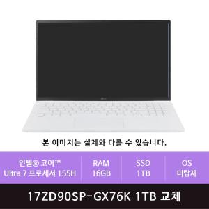 LG 그램 프로17 17ZD90SP-GX76K 1TB교체(zoaa)