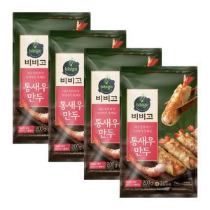 CJ 비비고 통새우만두 200g X 4개