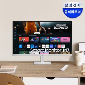 스마트모니터 M7 S32DM701 화이트 32인치 UHD 4K CTYPE