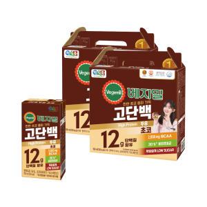 정식품 베지밀 고단백 초코 두유 190ml 32팩