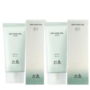 한율 어린쑥 수분진정 선크림 50ml SPF50+/PA++++ (2개)