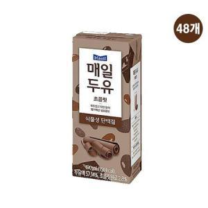 매일두유 초콜릿 식물성 단백질 두유 190ml 48팩