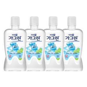 가그린 어린이 구강청결제, 청포도향, 380ml, 4개