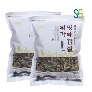 동일식품  명태껍질튀각 500g x 2봉 바삭하고 맛있는 반찬