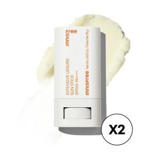 INNISFREE 인텐시브 레져 선스틱 SPF50+ PA4+ 18g 2개