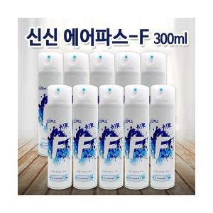 신신제약 신신 에어파스 F 300ml x 10개 대용량 뿌리는파스 스포츠 근육통 아웃도어 타박상 관절 통증 완화