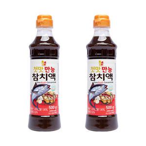 첫맛 만능 참치액 500g+500g