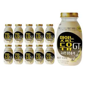 검은콩 깨 맛있는두유 GT 200ml 10p 두유 유리병 남양유업 단체 행사 노인회 탕비실 기업행사