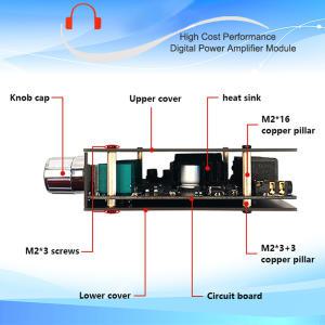 ZK-MT21 블루투스 서브우퍼 디지털 파워 앰프 보드 2.1 채널 BT5.0 AUX 12V 24V 오디오 스테레오 베이스 2x