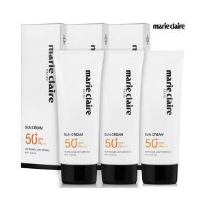 마리끌레르 3중기능성 데일리 썬크림 3개 SPF 50+ PA+++ 백탁현상없이 오래오래 촉촉하게