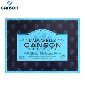 CANSON 캔손 헤리티지 300g 4면제본 수채화전용 스케치북 황목 36x51cm