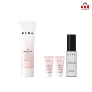 HERA 헤라 UV 프로텍터 톤업 50ml+톤업 15mlx2ea+메이크업 픽서 30ml