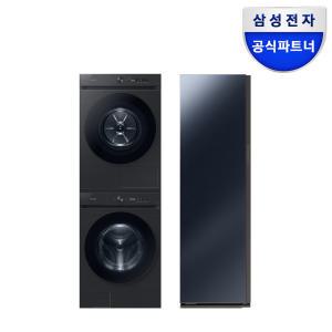 [혜택가277만]삼성 비스포크 WF24CB8850BV+DV20CB8800BV+DF10B9500CS 그랑데AI 세탁기+건조기+에어드레서