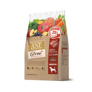 ANF 6free 플러스 인도어 독 소고기 연어, 5.6kg, 1개