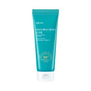 식물나라 산소수 페이스 앤 바디 저자극 선크림 150ml(SPF50+)