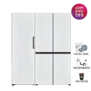 [혜택 326만원대/연결키트포함]LG 디오스 오브제컬렉션 Z321MW3CS+M623MWW042S 김치냉장고 냉장고 빌트인