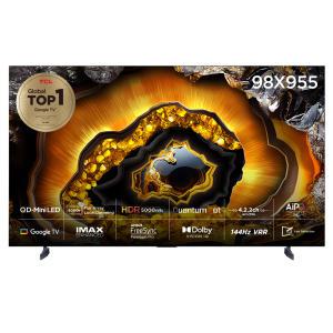 TCL QD-Mini LED 4K TV 안드로이드12 구글 TV 98X955 248cm ·98인치