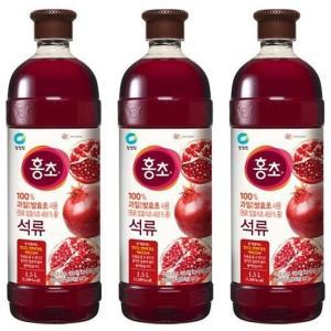 청정원 홍초 석류1.5L x 3병