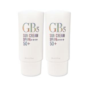 지비선크림- GB-5 수분 진정 시카 선크림 SPF50+PA++++,1세트(50mlx2)