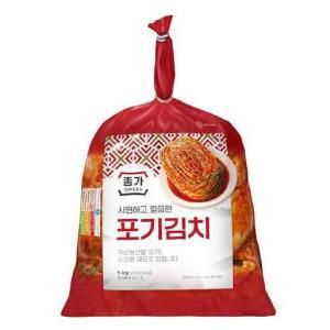 종가 집밥 종가 시원하고 깔끔한 포기김치 5kg 김장 김치찜 찌개 여행 자취 친정엄마 라면 반찬