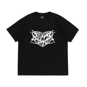 HEART ORBIT T-SHIRTS (BLACK)