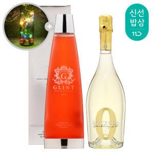 [품질보장] 글린트 레드 15도 750ml_보테가 논알콜와인750ml LED전구증정 선미 딸기리큐르