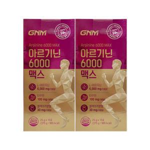 GNM자연의품격 아르기닌 6000 맥스 25g x 15포 2개 / 써클