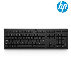 [최종 1만5천.원대]HP 125 USB 유선 키보드 가정용 사무용 업무용 키보드 풀사이즈 각도조절 선길이 1.8m